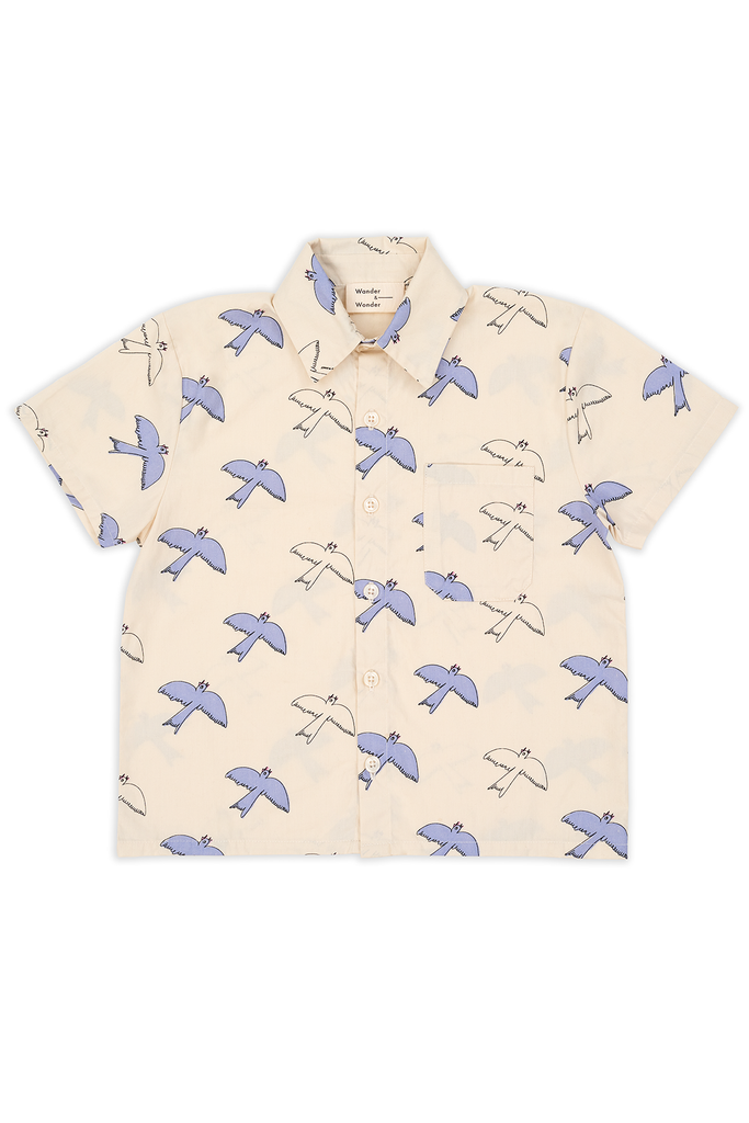 Wander & Wonder - Summer Printed Shirt Tiago Bird Print