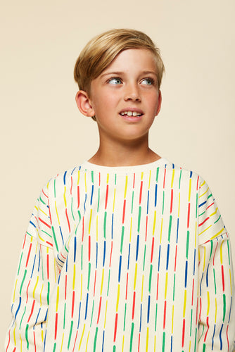 Ontdek de Louis Sweater Multi Stripe voor jongens van A Monday in Copenhagen | Ontdek A Monday In Copenhagen bij Little Fashion Addict