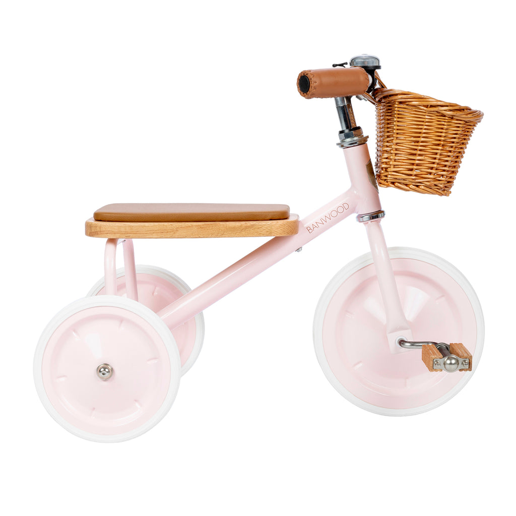 Banwood - Trike - Driewieler met mandje | Roze