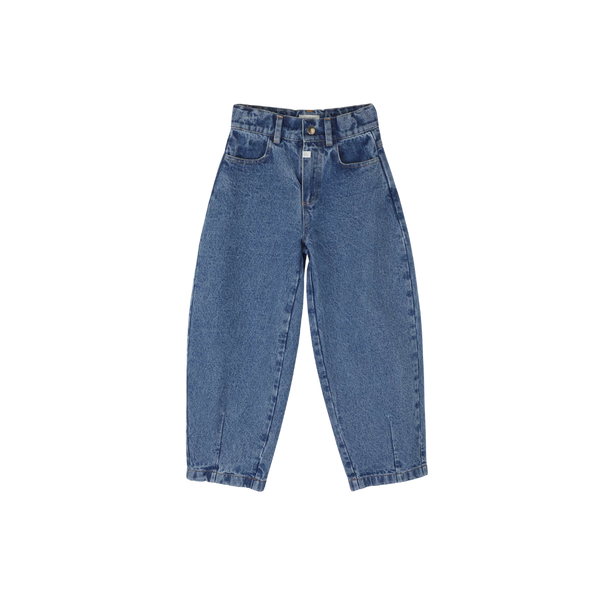 Jenest Balloon Denim Pants Dark Wash – unisex balloon jeans in blauw | Verkrijgbaar bij Little Fashion Addict