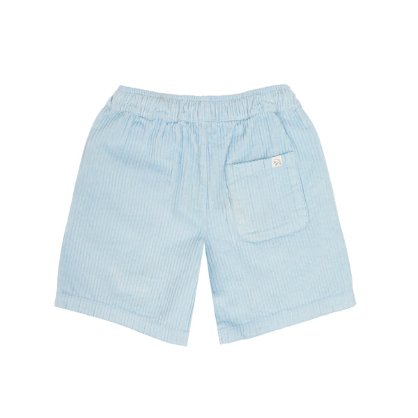 Lichtblauwe Hug Shorts van Jenest voor jongens in zacht ribfluweel | Hug Shorts Water Blue - verkrijgbaar bij Little Fashion Addict