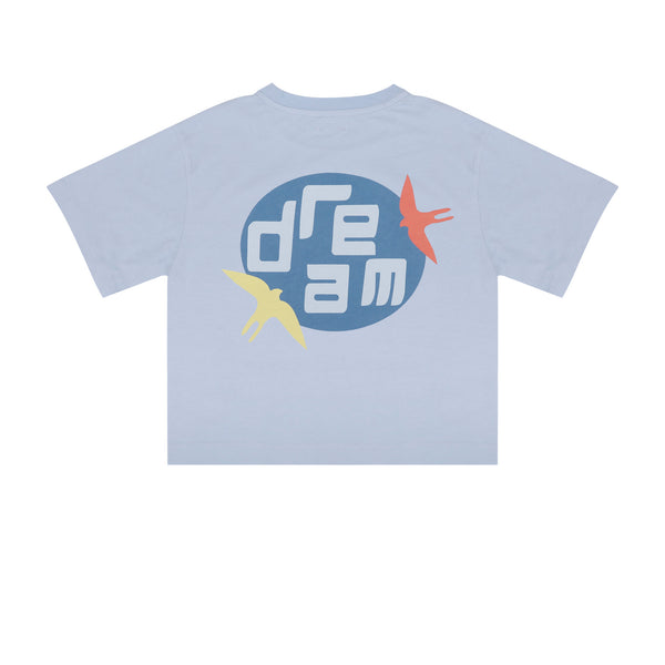 Unisex Mase t-shirt van Jenest met kleurrijke rugprint 'dream'| Verkrijgbaar bij Little Fashion Addict | Voor kids van 4 tot 10 jaar