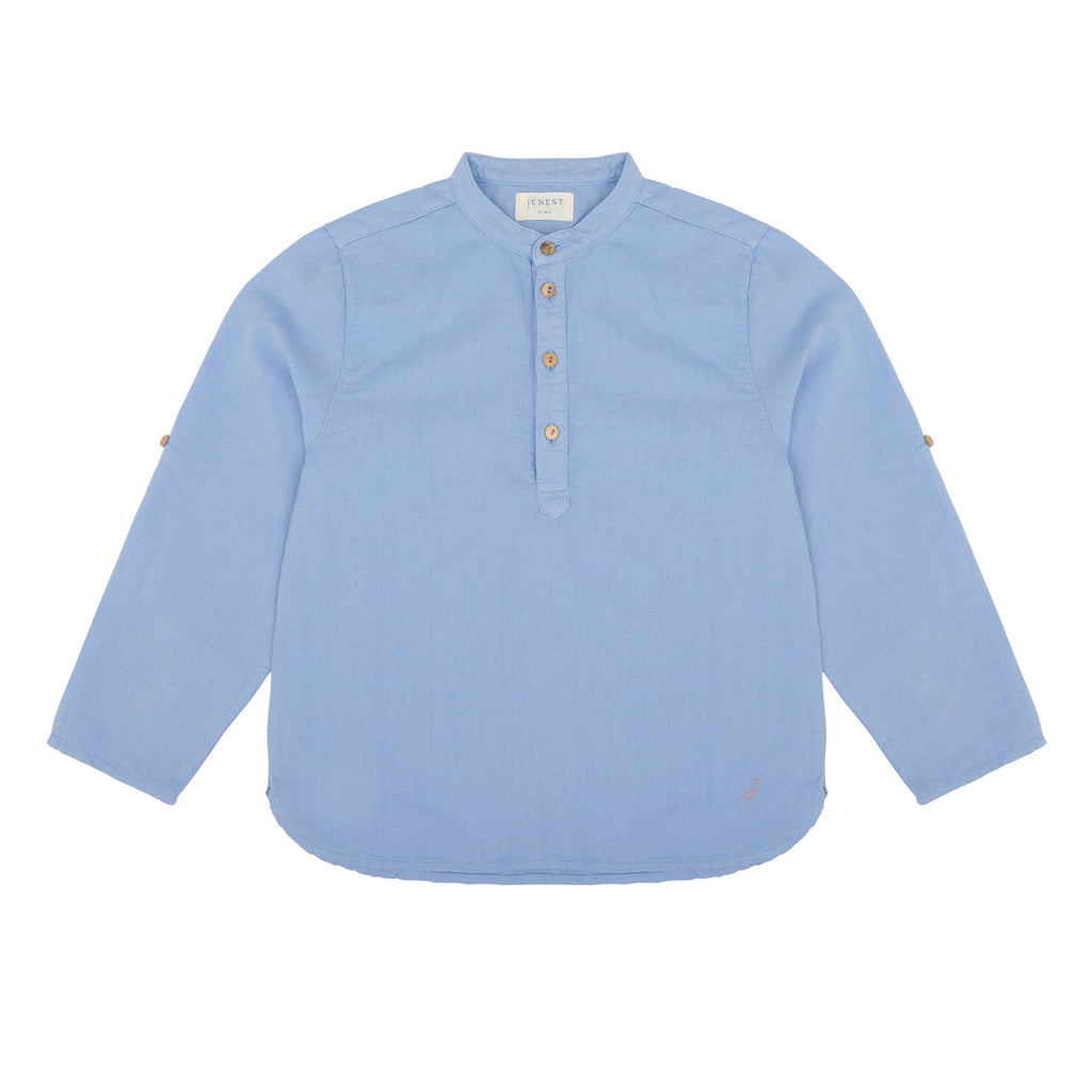 Jenest - Tuff Grandad Shirt | Grape Blue