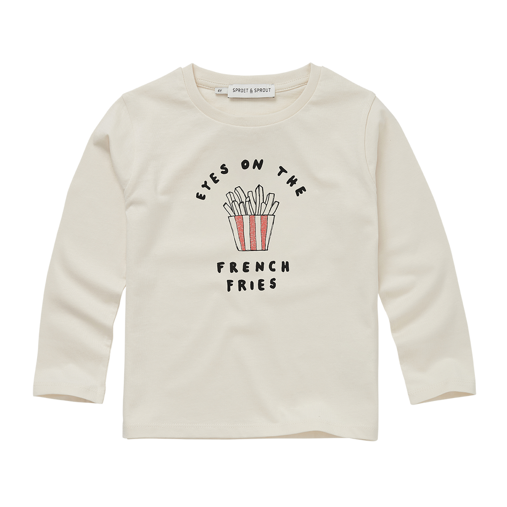 Sproet & Sprout - T-Shirt French Fries | Ivory