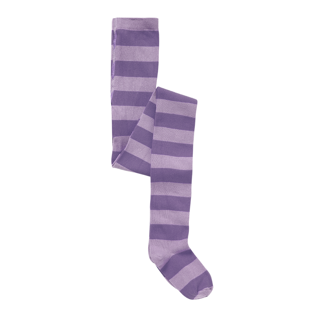 Sproet & Sprout -Tights block stripe | Purple Night