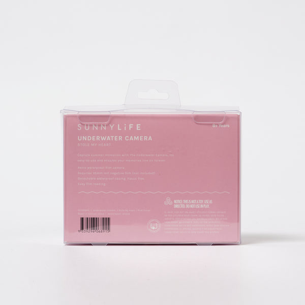 Onderwatercamera voor kinderen in roze bloemenprint van Sunnylife, met transparante waterdichte case | Ontdek Sunnylife bij Little Fashion Addict