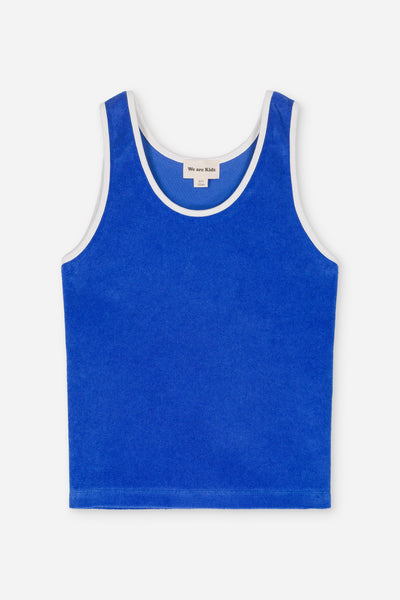 We Are Kids - Debardeur Marcel in Mediterranean Blue voor jongens vanaf 4 jaar. Verkrijgbaar bij Little Fashion Addict.