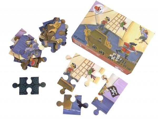 Puzzel (40 stukken) Piraten