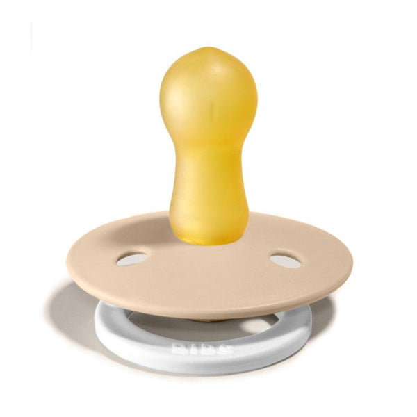 Little Fashion Addict - BIBS Glow in the dark - Blister - 6 tot 18 maanden - vanilla fopspeen