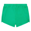 Hundred Pieces - Organic Cotton Ribbed Shorts voor meisjes - Kleur: Groen - Meisjesmode - Zomercollectie 2023 - Verkrijgbaar bij Littlefashionaddict.com