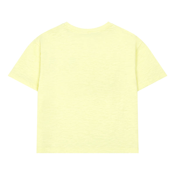 Hundred Pieces - MC Organic Cotton T-shirt - Kleur: Lemon Yellow - Jongensmode - Zomercollectie 2022 - Verkrijgbaar bij Littlefashionaddict.com