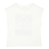 Little Fashion Addict - Hundred Pieces - Tank Top Palm Tree - Off White