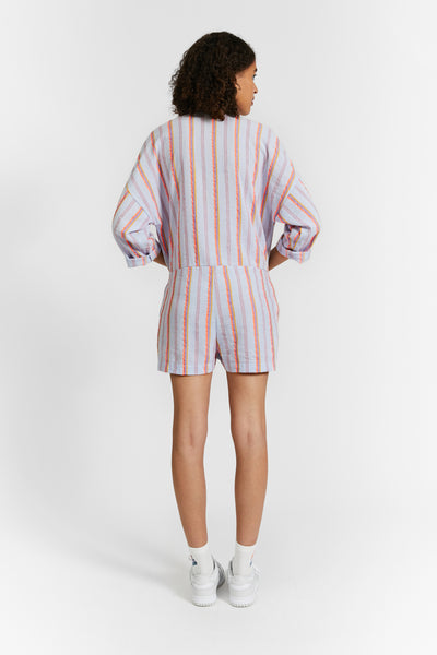 Little Fashion Addict - INDEE - Lusaka Jumpsuit Iceberg Blue (lichtblauw met strepen) - Belgisch modemerk voor tieners