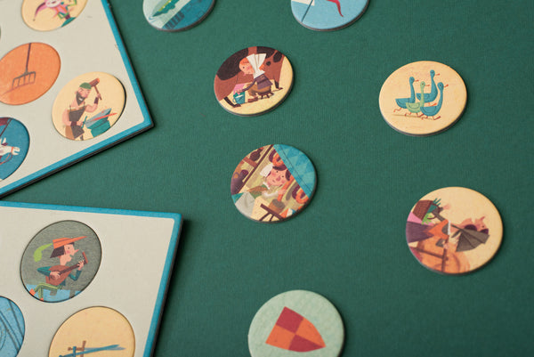 Londji Kinderpuzzel - Puzzel 100 stukken - Go To The Medieval Times - Voor kids vanaf 5 jaar - Verkrijgbaar bij Littlefashionaddict.com