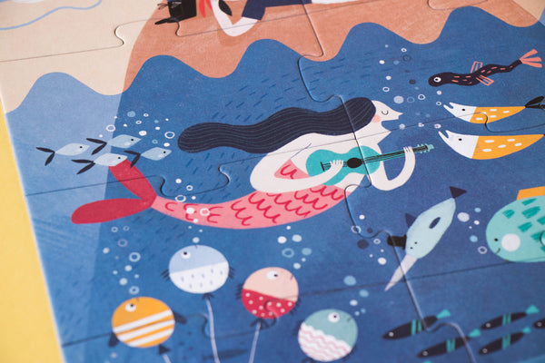 Londji  Kinderpuzzel - Set van 4 puzzels - Discover The Treasure - Voor kids vanaf 3 jaar - Verkrijgbaar bij Littlefashionaddict.com