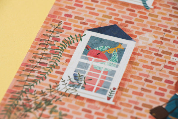 Londji  Kinderpuzzel - Puzzel 36 stukken - Welcome to my home - Voor kids vanaf 3 jaar - Verkrijgbaar bij Littlefashionaddict.com