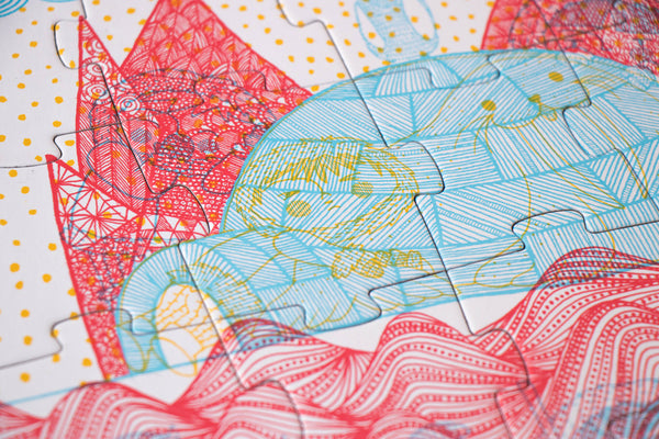 Londji Kinderpuzzel - Set van 4 puzzels - Dans L'Igloo - Voor kids vanaf 3 jaar - Verkrijgbaar bij Littlefashionaddict.com