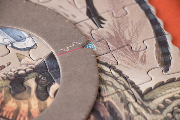 Londji - Puzzel 350 stukken - Dinos Explorer - Voor jong en oud vanaf 8 jaar - Verkrijgbaar bij Littlefashionaddict.com