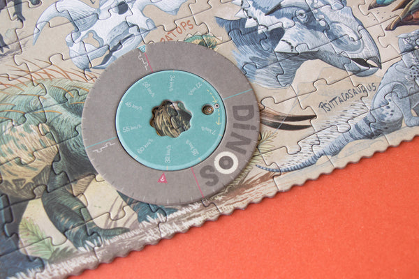 Londji - Puzzel 350 stukken - Dinos Explorer - Voor jong en oud vanaf 8 jaar - Verkrijgbaar bij Littlefashionaddict.com