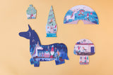 Londji Kinderpuzzel - Set van 5 puzzels - Happy birthday my little Unicorn - Voor kids vanaf 3 jaar - Verkrijgbaar bij Littlefashionaddict.com