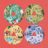 Londji Kinderpuzzel - Set van 4 puzzels met 10 puzzelstukken - A home for Nature - Voor kids vanaf 5 jaar - Verkrijgbaar bij Littlefashionaddict.com