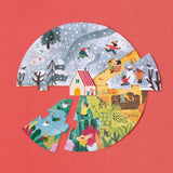 Londji Kinderpuzzel - Set van 4 puzzels met 10 puzzelstukken - A home for Nature - Voor kids vanaf 5 jaar - Verkrijgbaar bij Littlefashionaddict.com