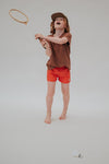 Little Fashion Addict - Sproet & Sprout – Sport Shorts Poppy Red voor jongens - Collectie: Camp Nowhere verkrijgbaar bij Littlefashionaddict.com