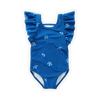 Little Fashion Addict - Sproet & Sprout – Swimsuit Ruffle umbrella Print - Kleur: Azzurra Blue - Voor meisjes - Meisjesmode - Collectie: Tuscan Holiday at Nonna's - verkrijgbaar bij Littlefashionaddict.com