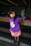 Luchtig meisjes T-shirt met speelse print – Daily Brat lady arabella t-shirt | Verkrijgbaar bij Little Fashion Addict