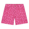 Meisjesshort met luipaardprint in felroze tint – Daily Brat | Verkrijgbaar bij Little Fashion Addict