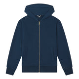 Hundred Pieces - Hoodie Zipped Coton Bio - Donkerblauwe sweater met kap en ritssluiting voor jongens - Hoodie van Hundred Pieces - Verkrijgbaar bij Littlefashionaddict.com