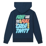 Hundred Pieces - Hoodie Zipped Coton Bio - Donkerblauwe sweater met kap en ritssluiting voor jongens - Hoodie van Hundred Pieces - Verkrijgbaar bij Littlefashionaddict.com