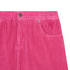 Hundred Pieces - Organic Cotton Velvet Skirt - Kort ribfluwelen rokje in het fuschia - Verkrijgbaar bij Littlefashionaddict.com