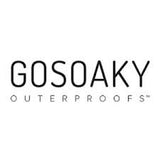 Gosoaky logo: het merk Gosoaky, gespecialiseerd in hoogwaardige en stijlvolle regenkleding voor kinderen vanaf 1 jaar, verkrijgbaar bij Little Fashion Addict.