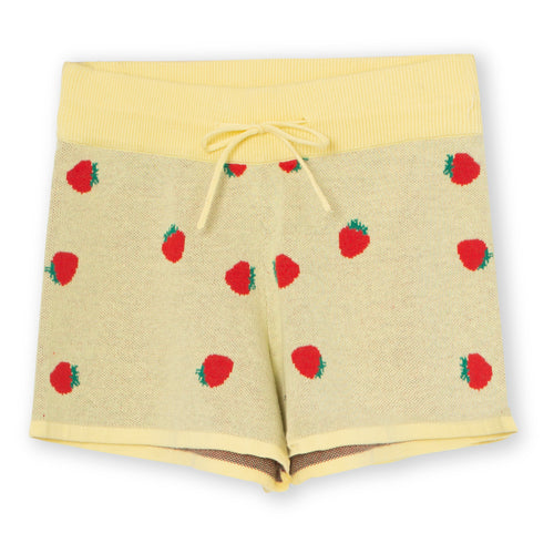 Andie Shorts met Aardbeienprint voor Meisjes - A Monday in Copenhagen | Verkrijgbaar bij Little Fashion Addict