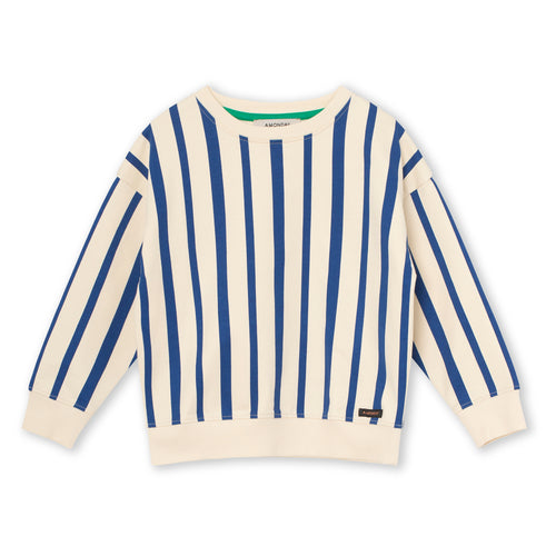 Ontdek de Louis Sweater met blauwe strepen van A Monday in Copenhagen | Verkrijgbaar bij Little Fashion Addict