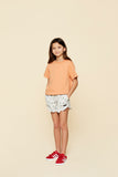 Meisjesshort met kersenprint - Pearl Shorts Cashmere Print van A Monday In Copenhagen | Verkrijgbaar bij Little Fashion Addict