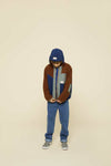 Littlefashionaddict - A Monday in Copenhagen - AW23 - The Food School - Teddy Jacket Blue Coral - Voor jongens - Vanaf 4 tot 12 jaar in stock en verkrijgbaar bij Little Fashion Addict