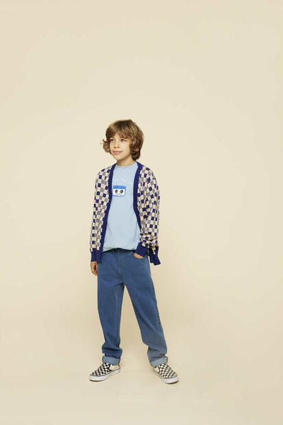 Littlefashionaddict - A Monday in Copenhagen - AW23 - The Food School - Blake Jeans - Outer Space Blue - Jeansbroek voor jongens - Vanaf 4 tot 12 jaar in stock en verkrijgbaar bij Little Fashion Addict