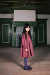 Schattig geruit jurkje met pofmouwen van Daily Brat | Verkrijgbaar bij Little Fashion Addict