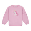 Roze Starbust Sweater met unicorn voor meisjes van Daily Brat | Verkrijgbaar bij Little Fashion Addict