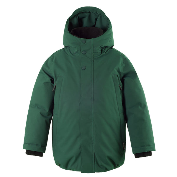 Gosoaky – Chipmunck - Winterse jas voor jongens en meisjes - Kleur: Green Pastures  – Girls & Boys Fashion – Beschikbaar vanaf maat 86 tot en met 164 - Verkrijgbaar bij Little Fashion Addict