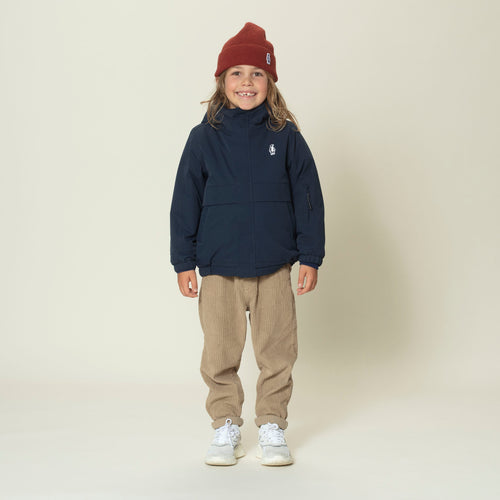 Gosoaky – Smooth Lion - Winterse jas voor jongens en meisjes - Kleur: True Blue – Girls & Boys Fashion – Beschikbaar vanaf maat 86 tot en met 164 - Verkrijgbaar bij Little Fashion Addict