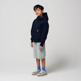 Gosoaky Blue Bird regenjas in donkerblauw voor jongens en meisjes -  Verkrijgbaar bij Little Fashion Addict