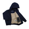 Gosoaky Blue Bird regenjas in donkerblauw voor jongens en meisjes -  Verkrijgbaar bij Little Fashion Addict