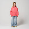 Gosoaky The Lion regenjas meisjes rood roze gestreept | Gosoaky The Lion Candy Stripes - Verkrijgbaar bij Little Fashion Addict