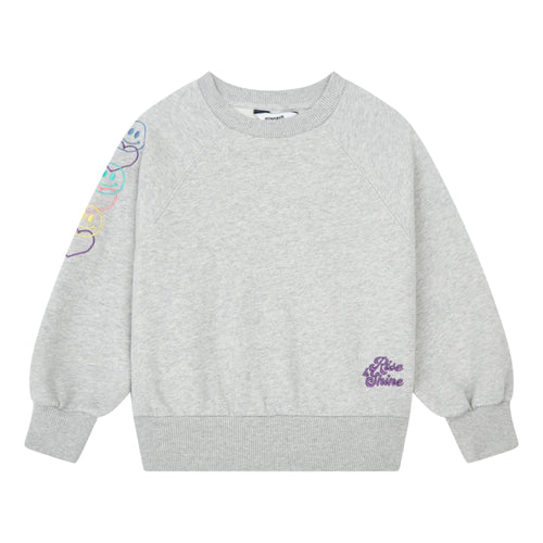 Hundred Pieces - Sweat Large Coton Bio - Lichtgijze sweater voor meisjes - Verkrijgbaar bij Littlefashionaddict.com