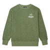 Hundred Pieces - Organic Cotton Crewneck Sweatshirt - Green - Groene sweater met ronde hals voor jongens - jongenssweater  - Verkrijgbaar bij Littlefashionaddict.com