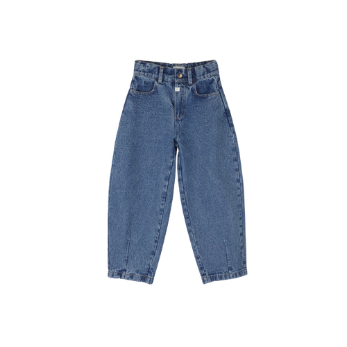 Jenest Balloon Denim Pants Dark Wash – unisex balloon jeans in blauw | Verkrijgbaar bij Little Fashion Addict