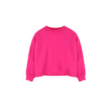 Jenest Billie Sweater Raspberry Pink – framboosroze sweater voor meisjes | Verkrijgbaar bij Little Fashion Addict